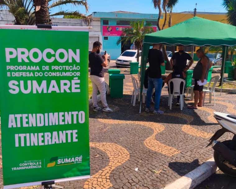 Procon de Sumaré inicia atendimentos itinerantes nesta semana para orientar consumidores